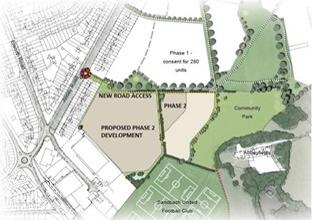 Proposed Phase 2 development on Abbey Fields